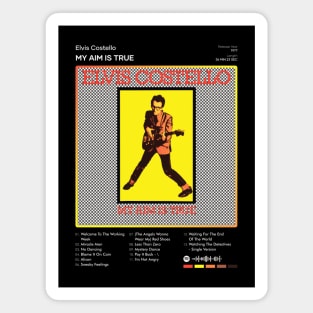 Elvis Costello - My Aim Is True Tracklist Album Magnet